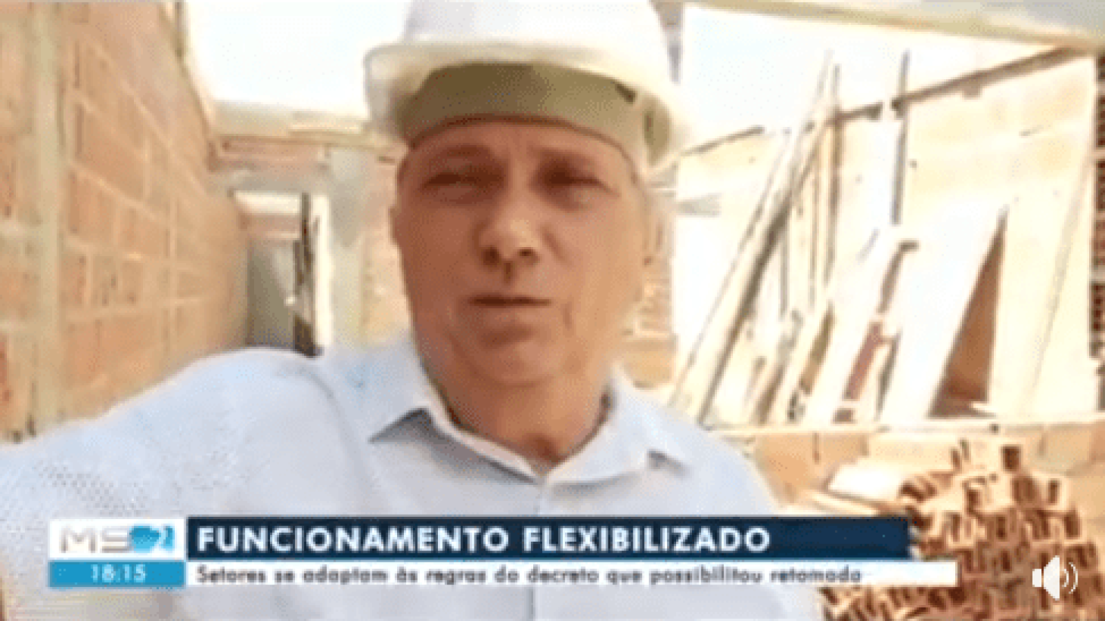 PRESIDENTE DA ACOMASUL FALA À TV MORENA SOBRE O RETORNO DAS ATIVIDADES NA CONSTRUÇÃO CIVIL