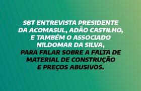 MATERIAL DE CONSTRUÇÃO E PREÇOS ABUSIVOS